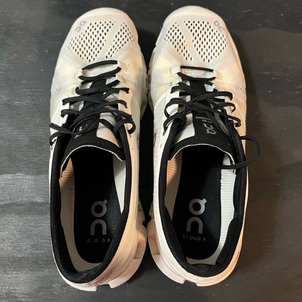 On Running Shoes in Black and White